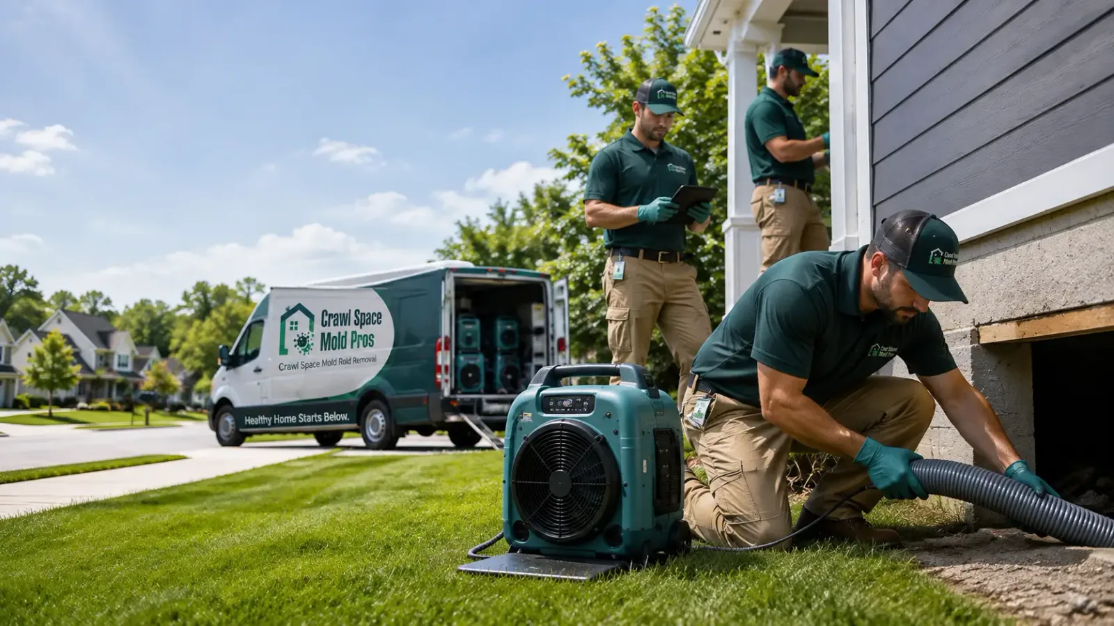 Crawl Space Mold Removal in Erie, KS